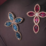Divine Blue Marquise Cross 70771