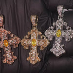 Sapphire Diamond Cross 68580