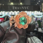 Rose Garden Emerald Ring 69765