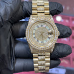 Rolex Day-Date 36mm | 18K Yellow Gold | Custom Dial and Bezel | REF: 18238