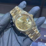 2020 Rolex Day-Date 40mm | 18K Yellow Gold | Champagne Stick Dial