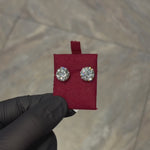 14K Gold 8 Ctw Round-Cut Diamond Studs (Lab) 70865
