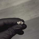 Heart Shape Diamond Stud Earrings 2 Ct 71321