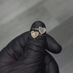 Golden Heart Diamond Ring 71404