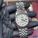 Rolex DateJust 36mm | Oystersteel | White Stick Dial | REF: 16014