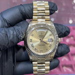 Rolex Day-Date 40mm | 18K Yellow Gold | Champagne Roman Dial | REF: 228238