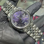 2025 Rolex Datejust 36mm | Stainless Steel | Purple Roman Dial | REF: 126234