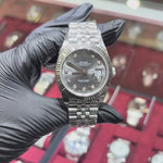 2018 Rolex DateJust 41mm | Stainless Steel | Silver Diamond Dial | 126334