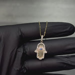 Sunburst Hamsa Pendant Set 71730