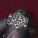 .925 Silver Antique Cross Ring 70893