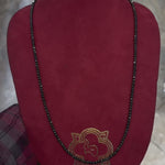 Midnight Elegance Beaded Necklace 71638