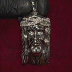 .925 Silver Diamond Big Jesus Pendant 67433