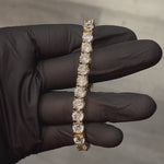 Portuguese Cut Diamond Tennis Bracelet 71661