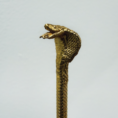 24K Gold Custom Cobra Ring Bracelet Pendant 71240