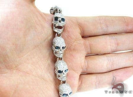 diamond skull bracelet