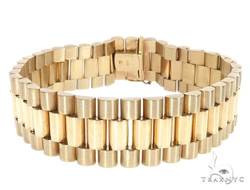 solid gold rolex bracelet