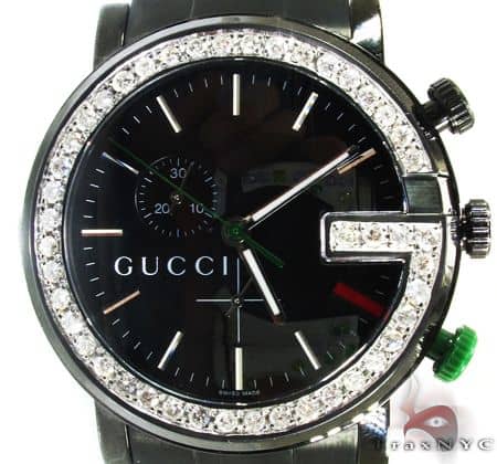 Diamond Gucci Watch Gucci Stainless Steel Round Cut ct