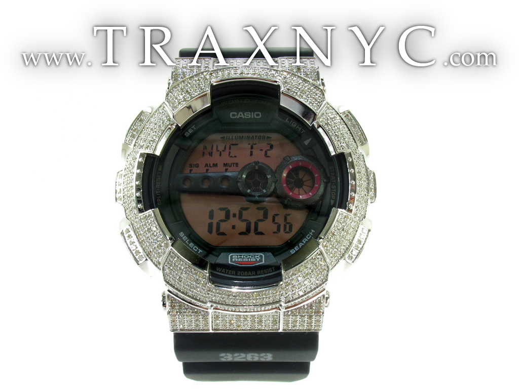 G-Shock Classic Digital Diamond Case Watch GD100MS-1 27272