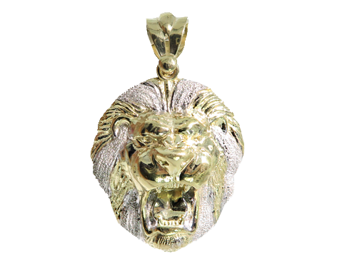 Lion Gold Pendant 49710 Mens Holiday Deal Yellow Gold 10k